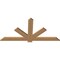 Ekena Millwork Kennewick Timber Gable Bracket, Western Red Cedar, 72"W x 36"H x 1 1/2"D x 5 1/2"F, 12/12 Pitch GBW072X36X0206KEN00SWR - alternate 5